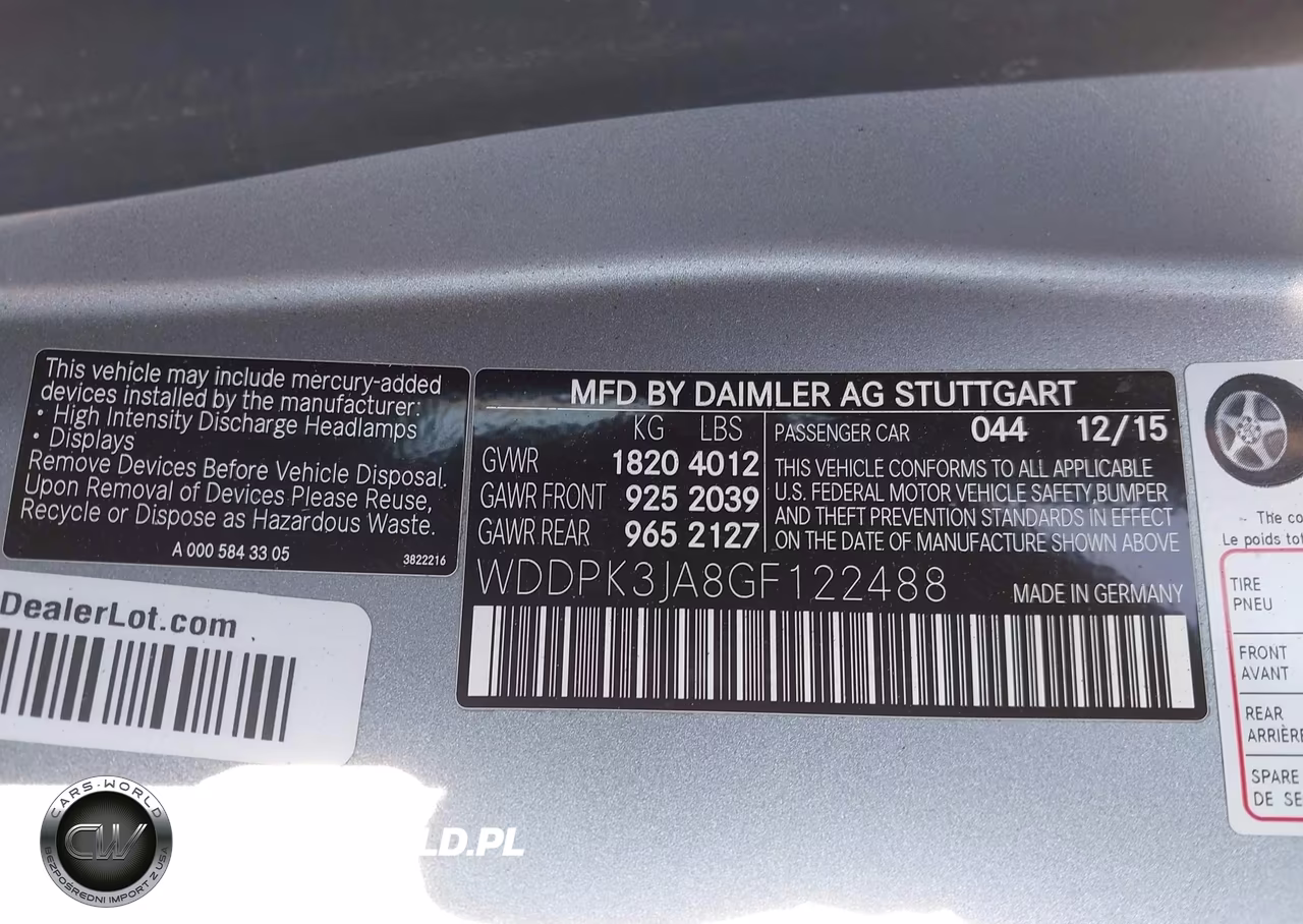 2016 Mercedes-Benz Slk 300 VIN:WDDPK3JA8GF122488 - 9