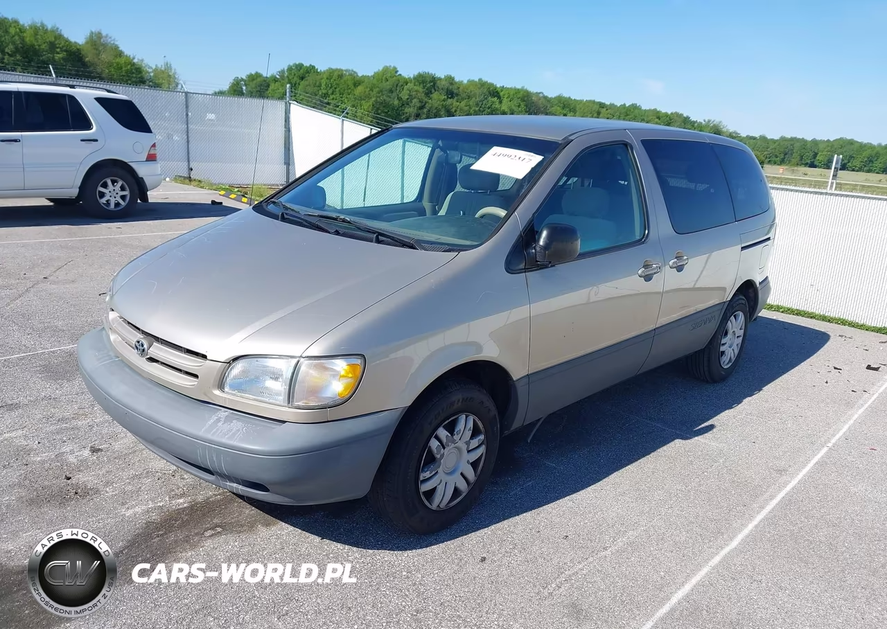 2000 Toyota Sienna Ce VIN:4T3ZF19C5YU299324 - 2