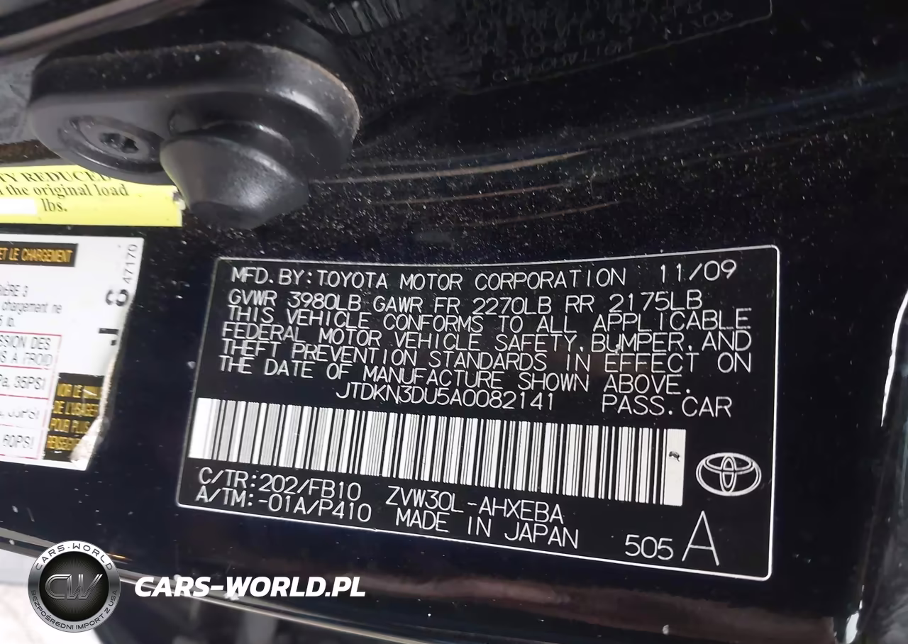 2010 Toyota Prius Ii VIN:JTDKN3DU5A0082141 - 9