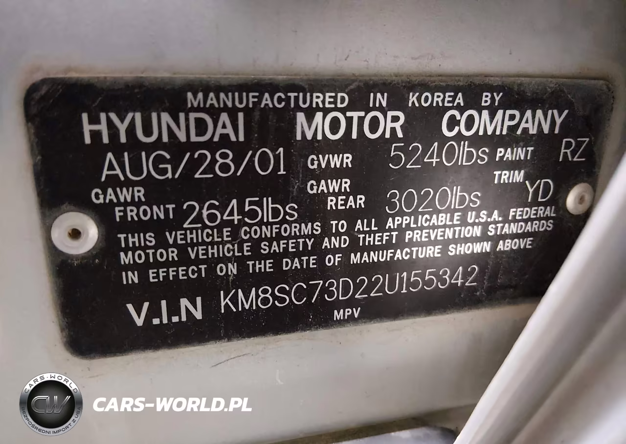2002 Hyundai Santa Fe Gls-Lx VIN:KM8SC73D22U155342 - 9