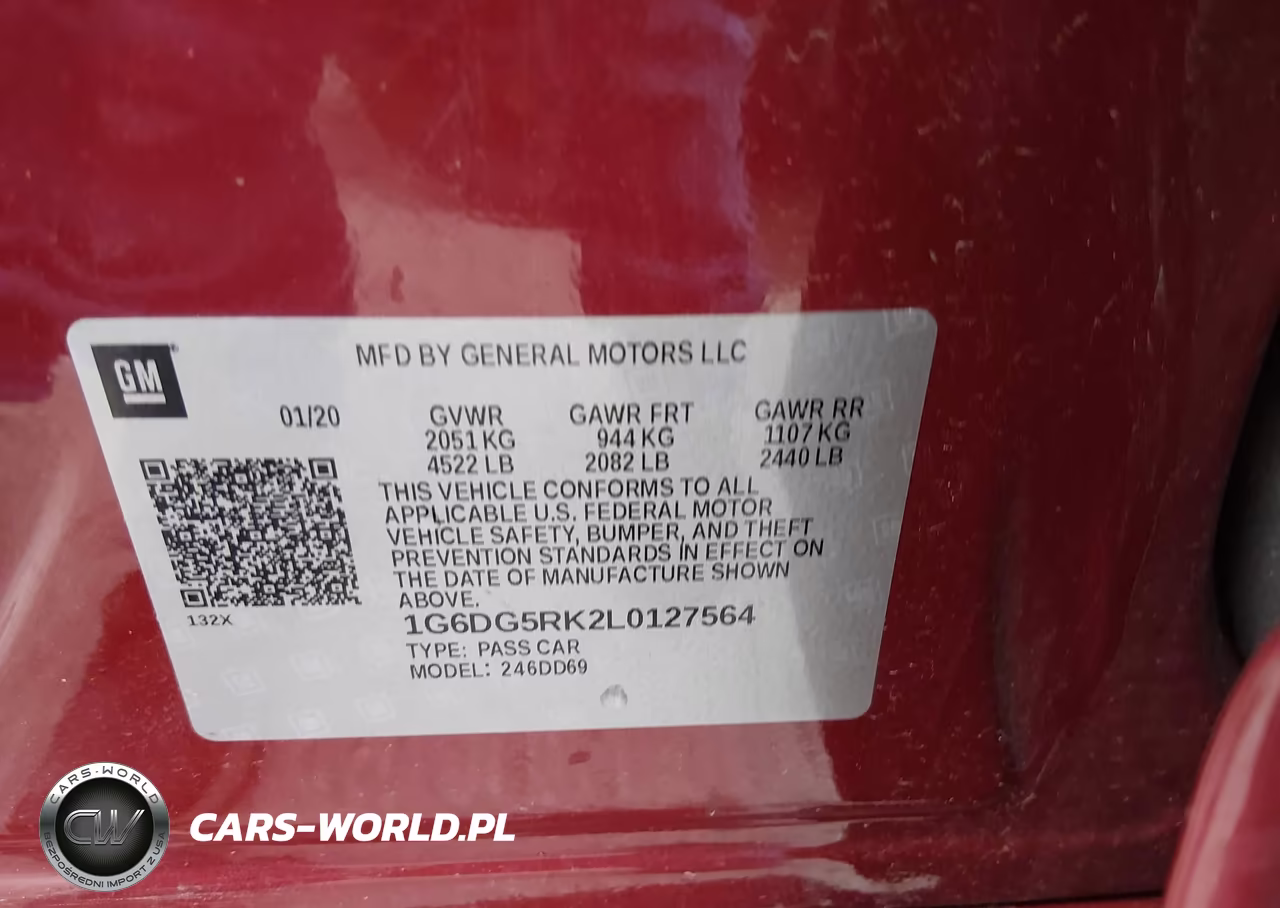 2020 Cadillac Ct4 Sport VIN:1G6DG5RK2L0127564 - 9