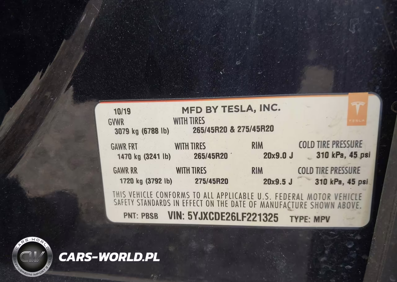 2020 Tesla Model X Long Range Dual Motor All-Wheel Drive-Long Range Plus Dual Motor All-Wheel Drive VIN:5YJXCDE26LF221325 - 9