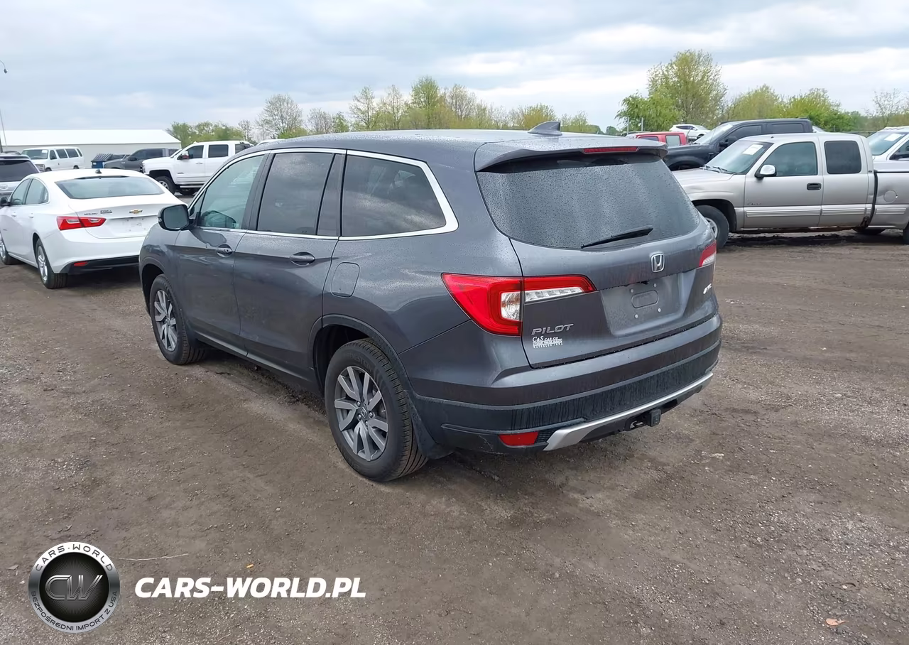 2020 Honda Pilot Ex-L VIN:5FNYF6H55LB062634 - 3