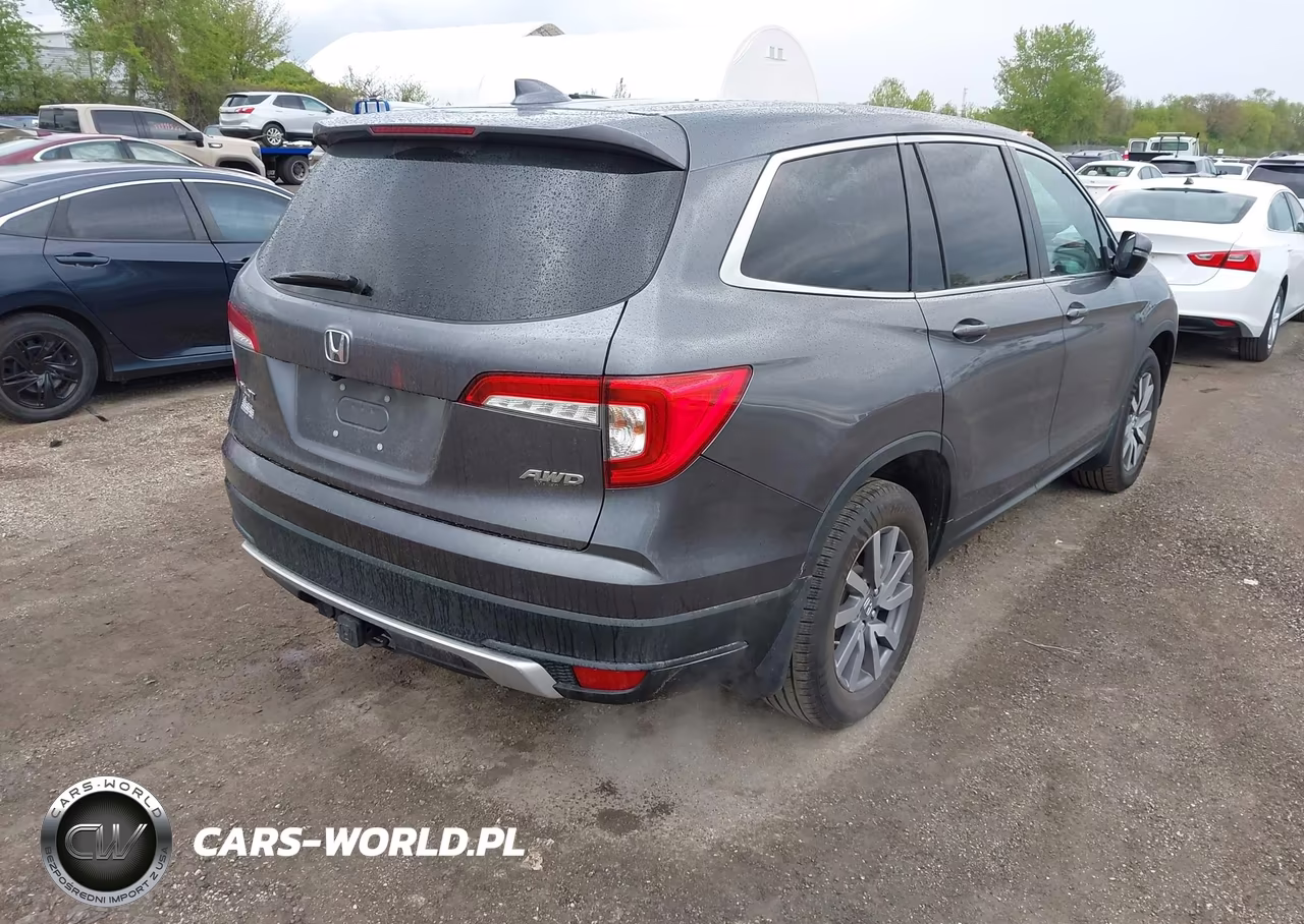 2020 Honda Pilot Ex-L VIN:5FNYF6H55LB062634 - 4