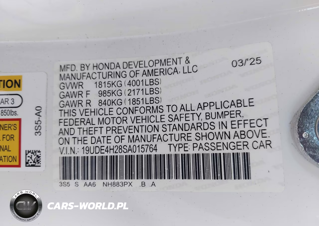 2025 Acura Integra VIN:19UDE4H28SA015764 - 9