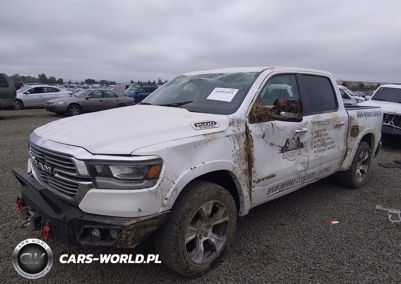 2021 Ram 1500 Laramie 4X4 5'7 Box VIN:1C6SRFJM3MN703238 - 2