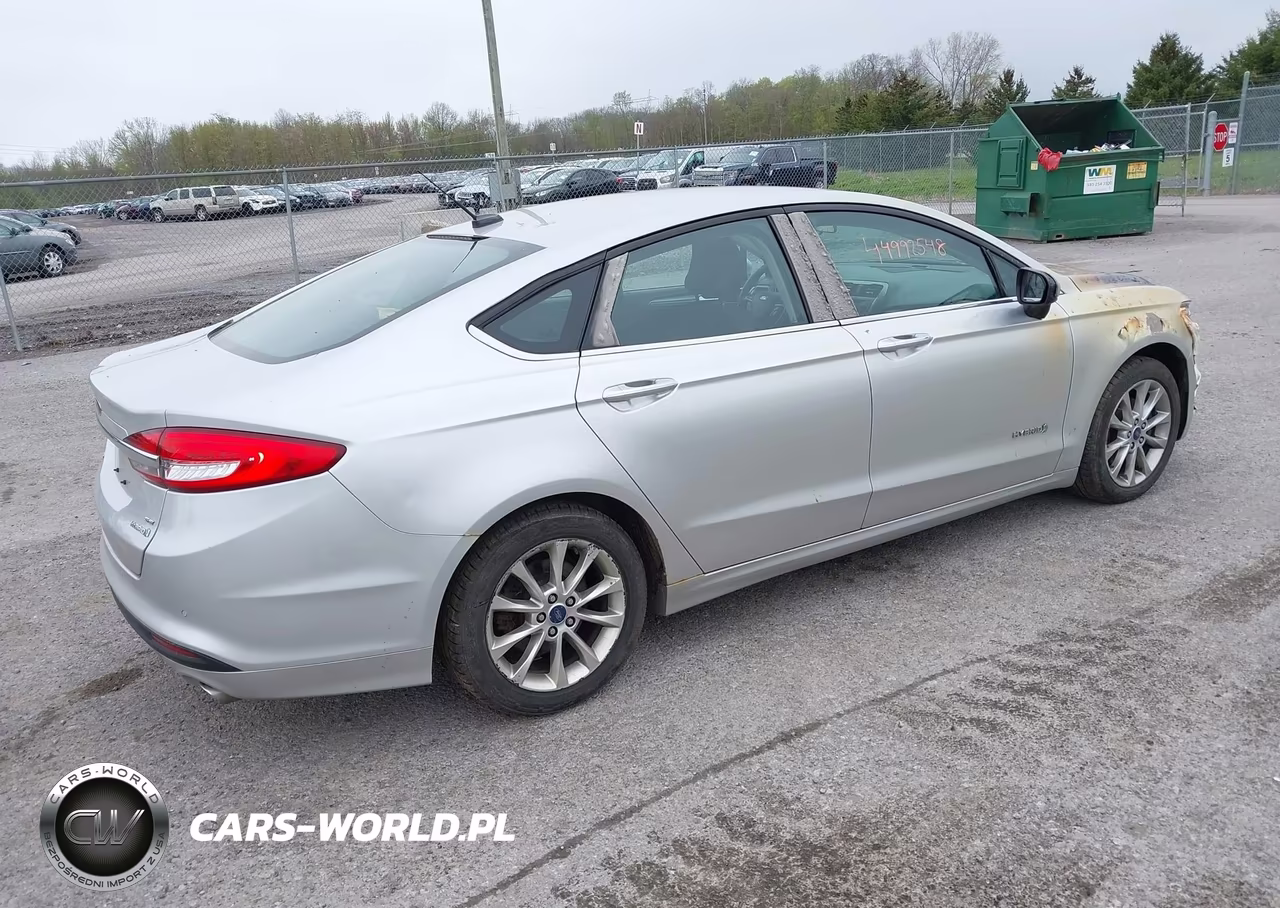 2017 Ford Fusion Hybrid Se VIN:3FA6P0LU5HR114016 - 4