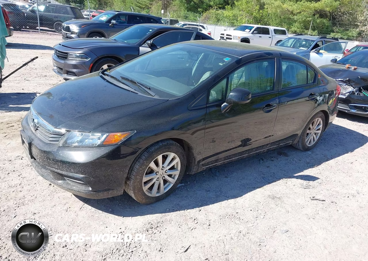 2012 Honda Civic Ex-L VIN:19XFB2F9XCE050101 - 2