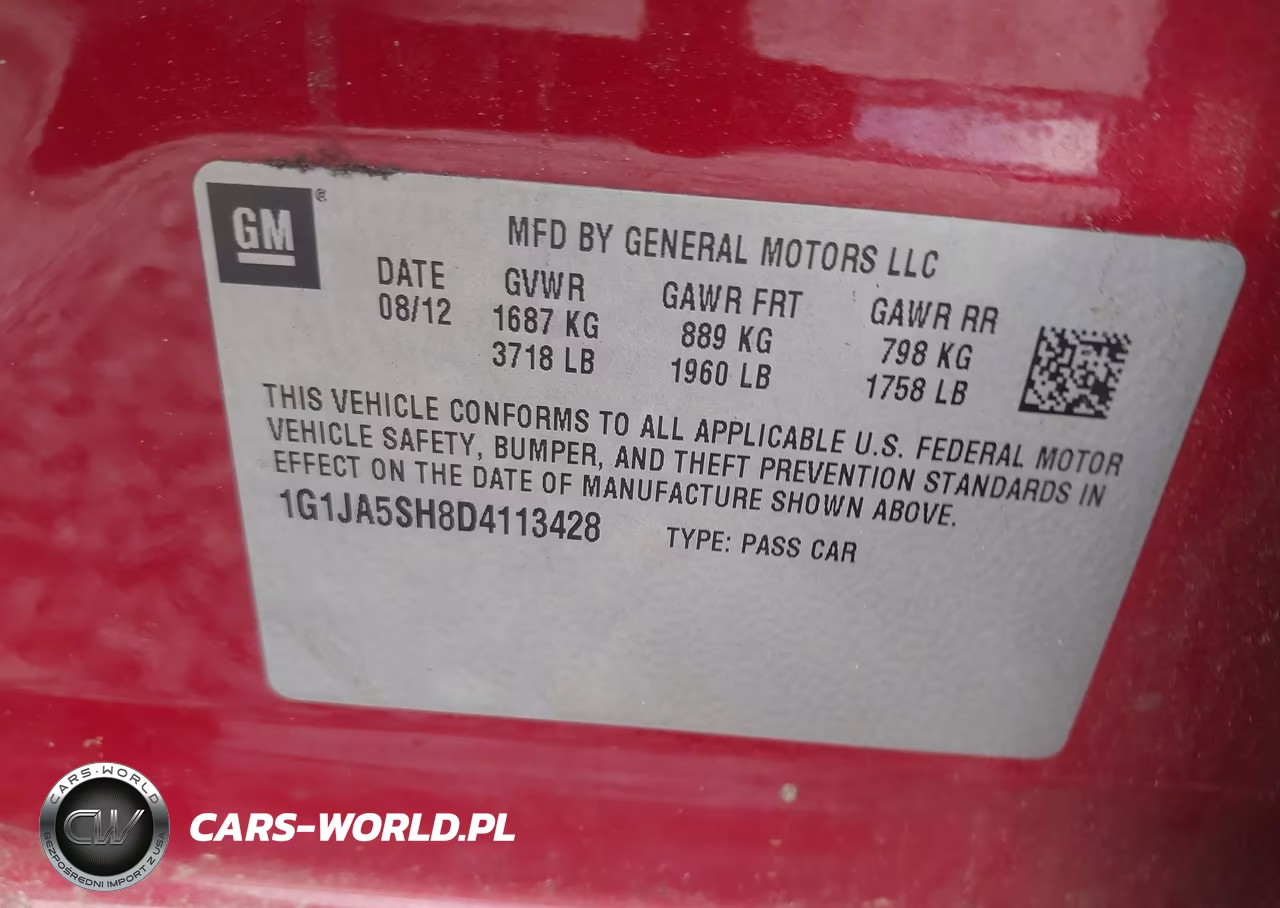 2013 Chevrolet Sonic Ls Auto VIN:1G1JA5SH8D4113428 - 9