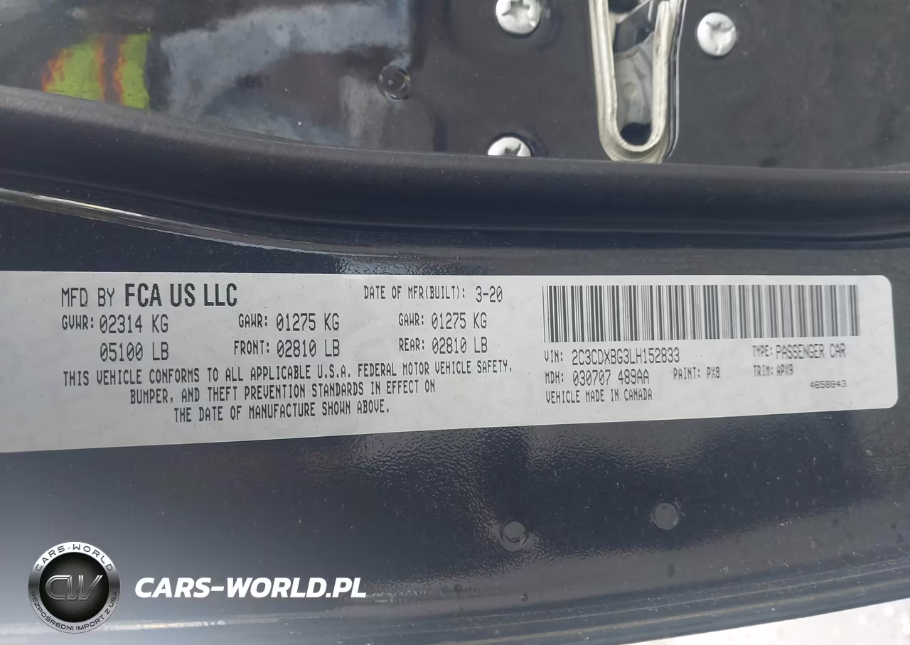 2020 Dodge Charger Sxt Rwd VIN:2C3CDXBG3LH152833 - 9