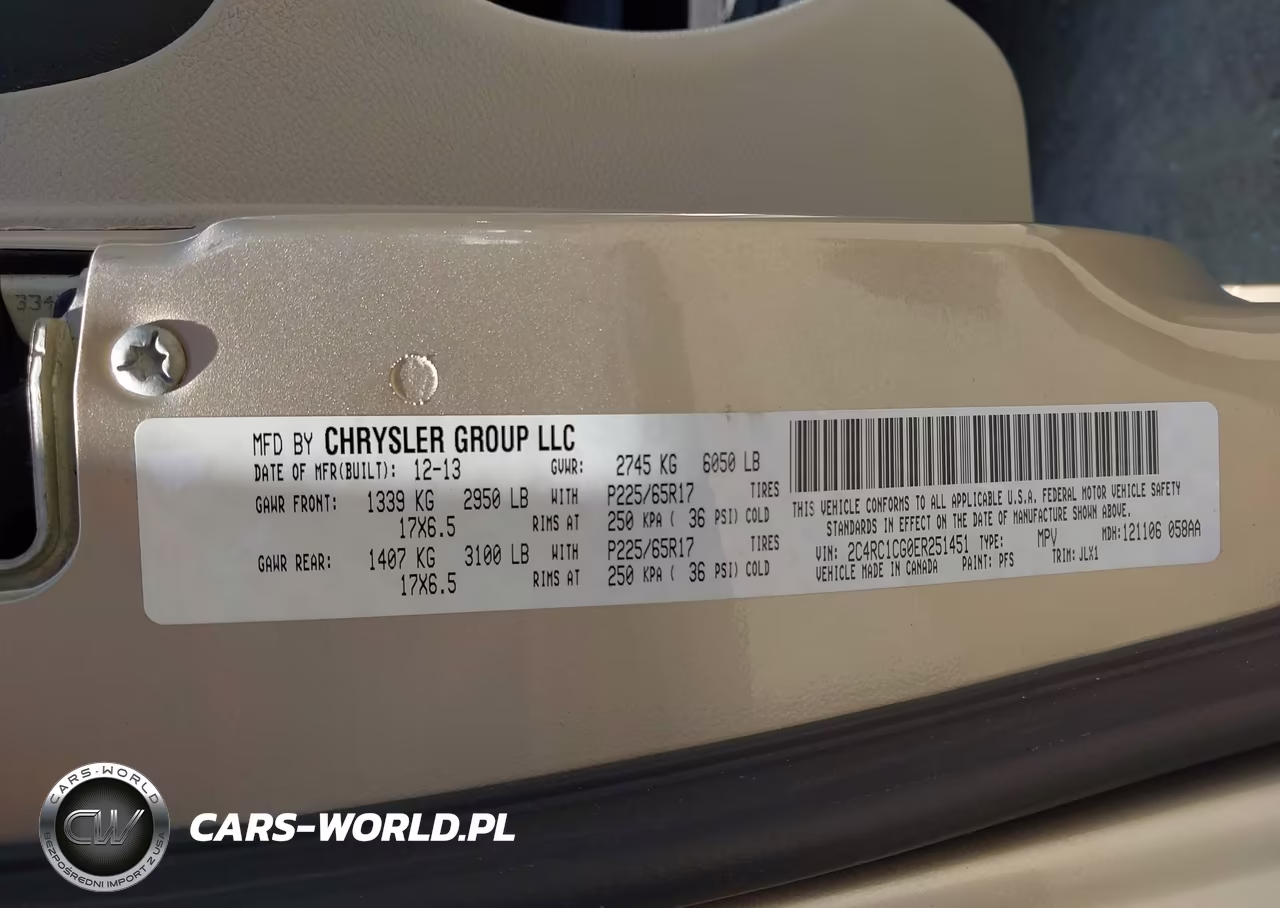 2014 Chrysler Town & Country Touring-L 30Th Anniversary VIN:2C4RC1CG0ER251451 - 9