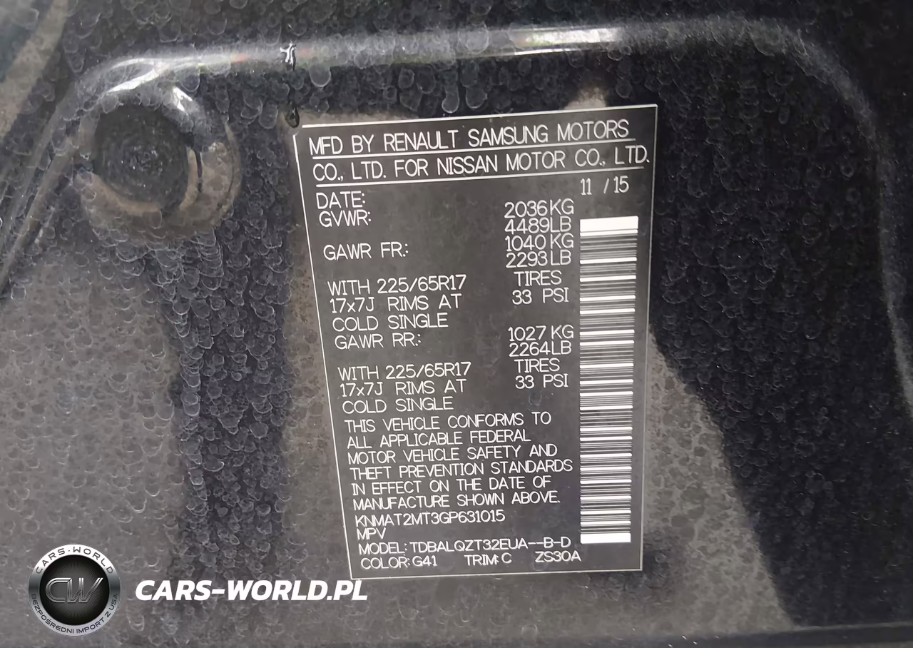 2016 Nissan Rogue Sv VIN:KNMAT2MT3GP631015 - 9