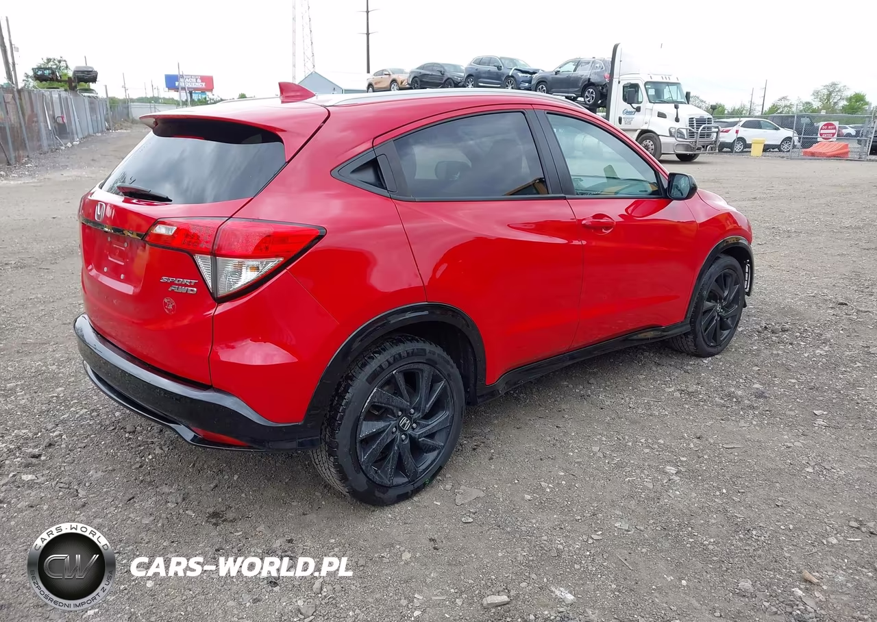 2022 Honda Hr-V Awd Sport VIN:3CZRU6H1XNM773505 - 4