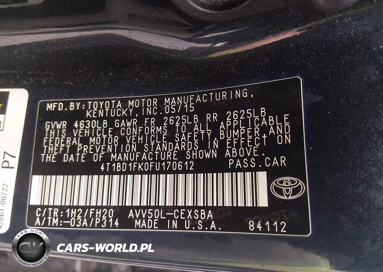 2015 Toyota Camry Hybrid Se VIN:4T1BD1FK0FU170612 - 9