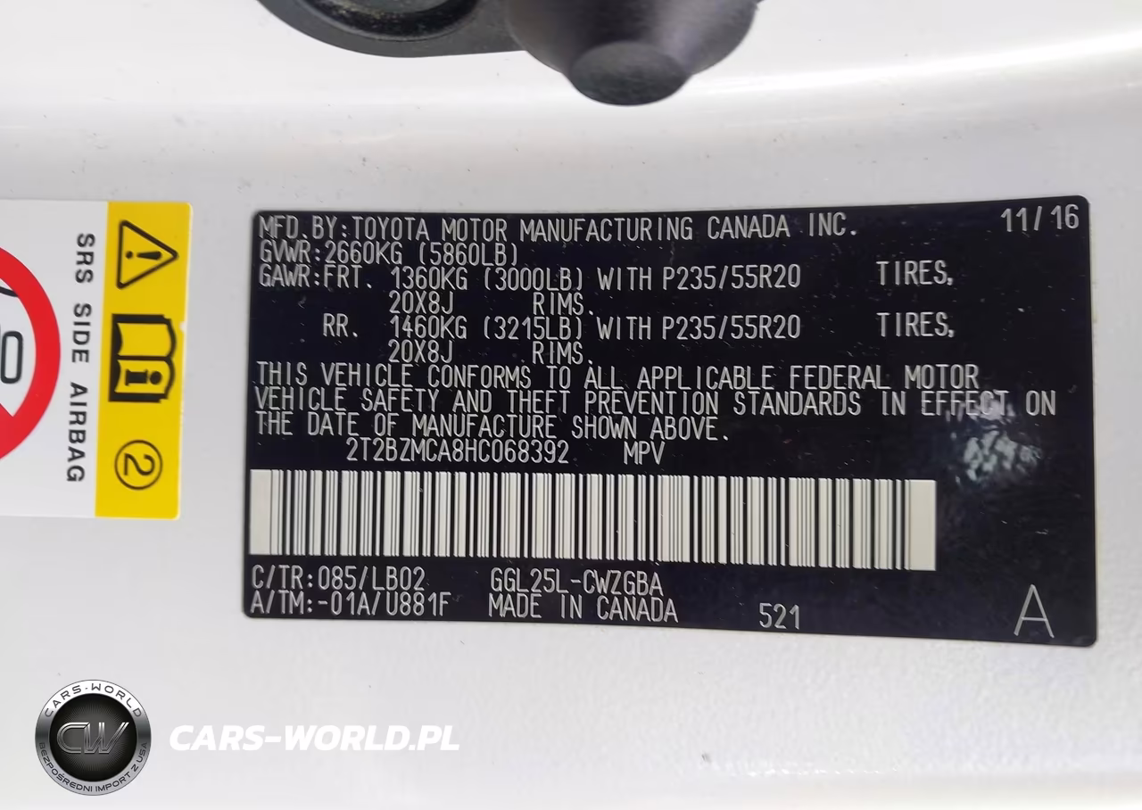 2017 Lexus Rx 350 VIN:2T2BZMCA8HC068392 - 9