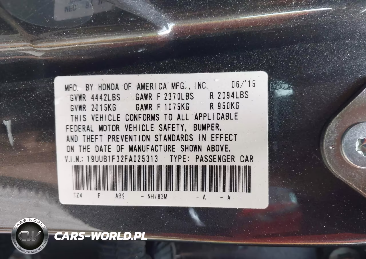2015 Acura Tlx VIN:19UUB1F32FA025313 - 9