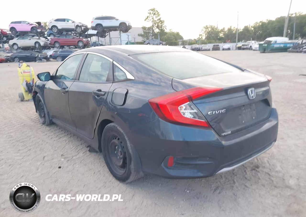 2020 Honda Civic Lx VIN:19XFC2F61LE027373 - 3