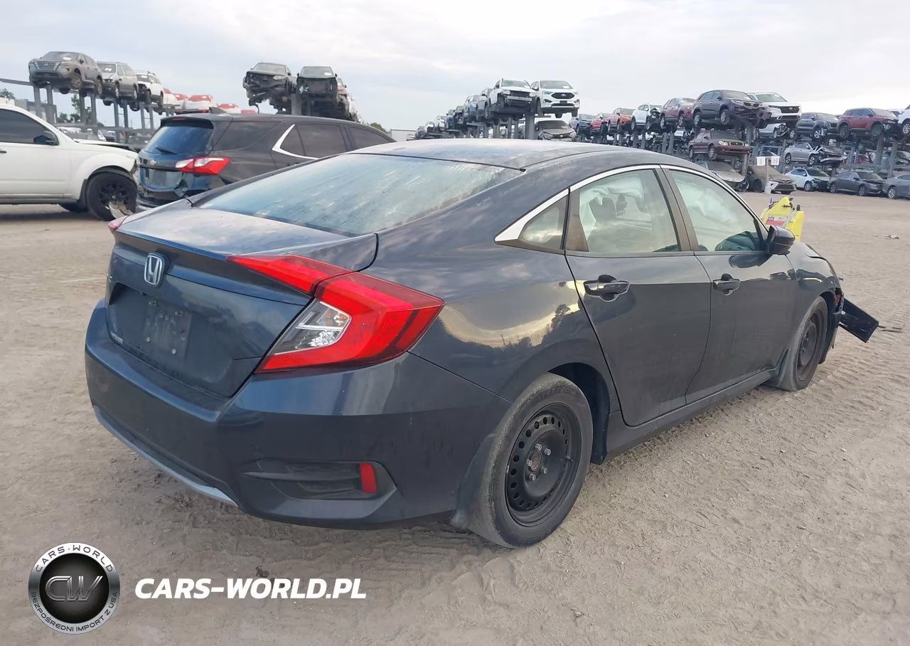 2020 Honda Civic Lx VIN:19XFC2F61LE027373 - 4