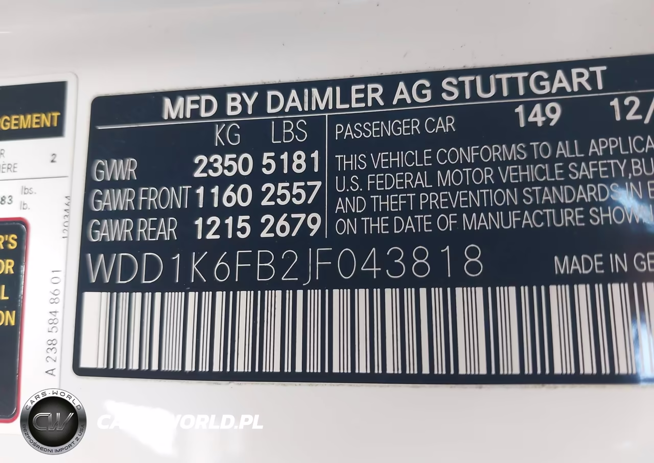 2018 Mercedes-Benz E 400 VIN:WDD1K6FB2JF043818 - 9