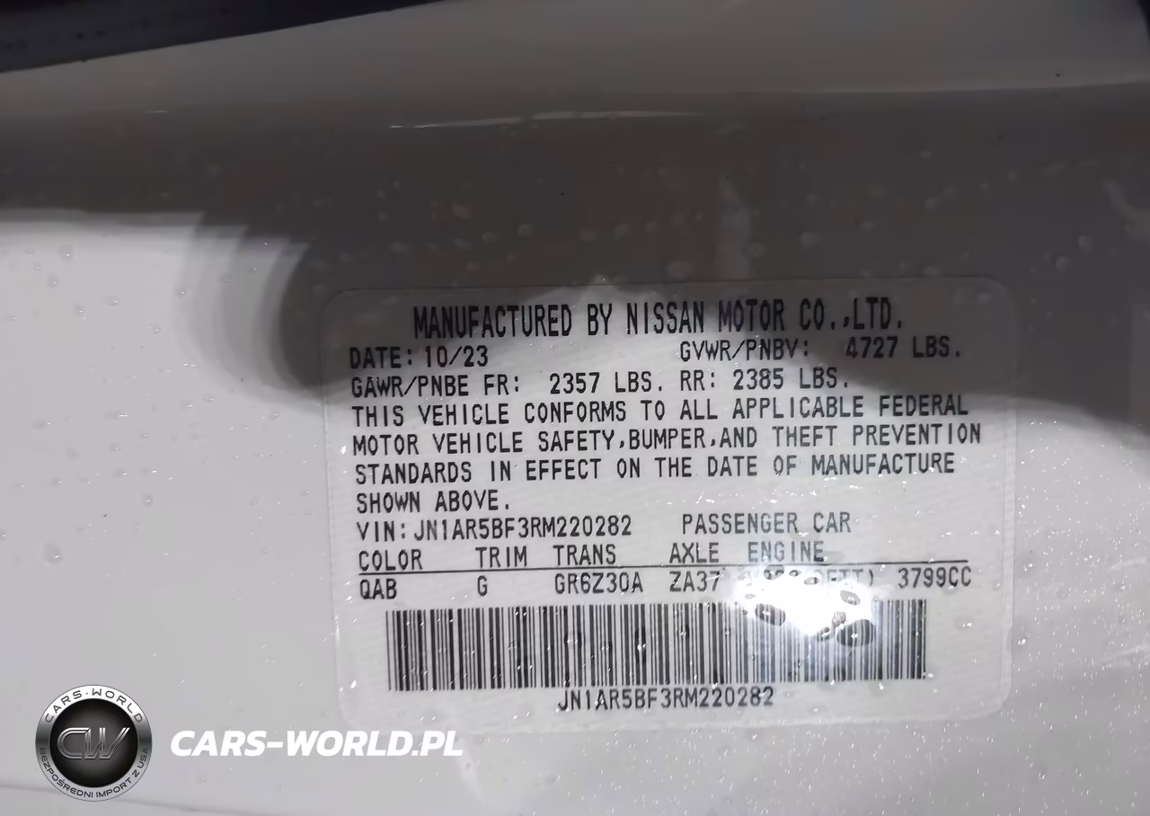 2024 Nissan Gt-R Premium Dual-Clutch 6-Speed Transmission VIN:JN1AR5BF3RM220282 - 9