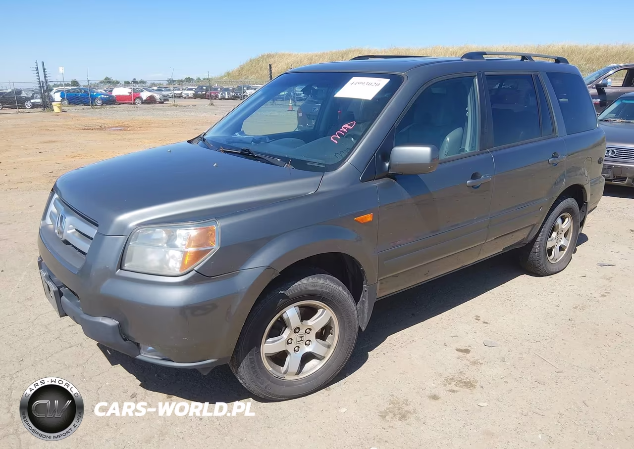 2007 Honda Pilot Ex-L VIN:2HKYF18657H504315 - 2