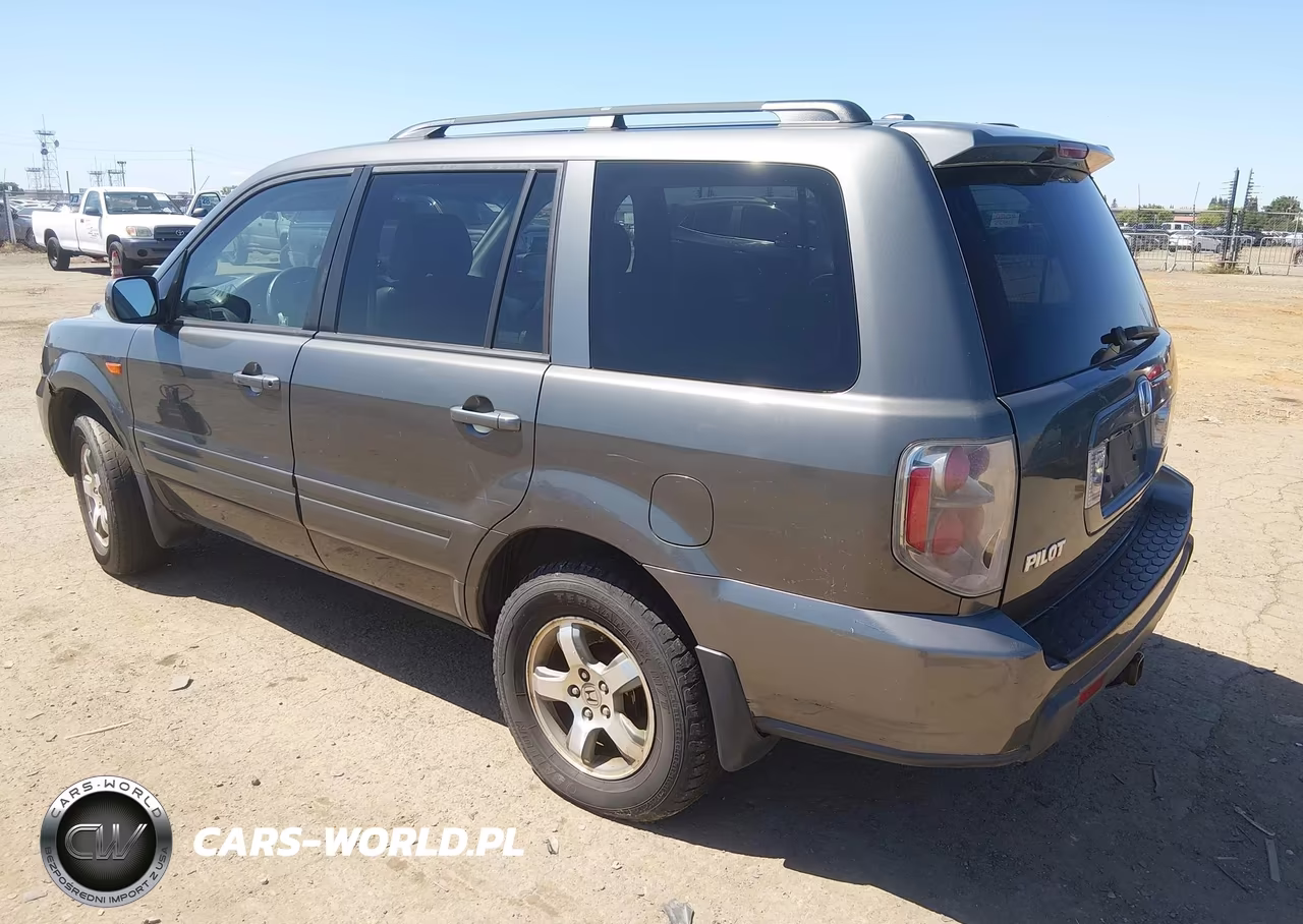 2007 Honda Pilot Ex-L VIN:2HKYF18657H504315 - 3