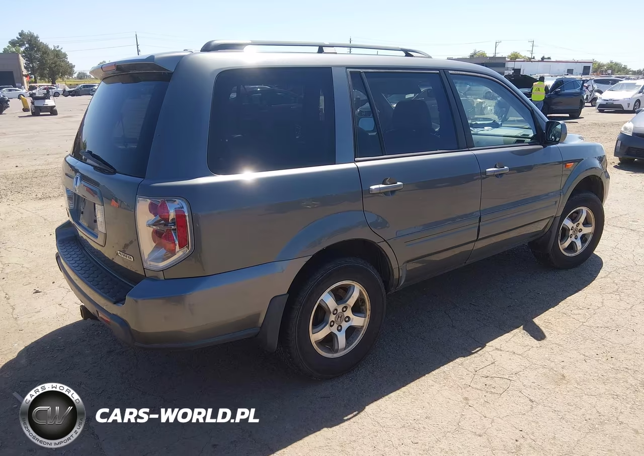 2007 Honda Pilot Ex-L VIN:2HKYF18657H504315 - 4