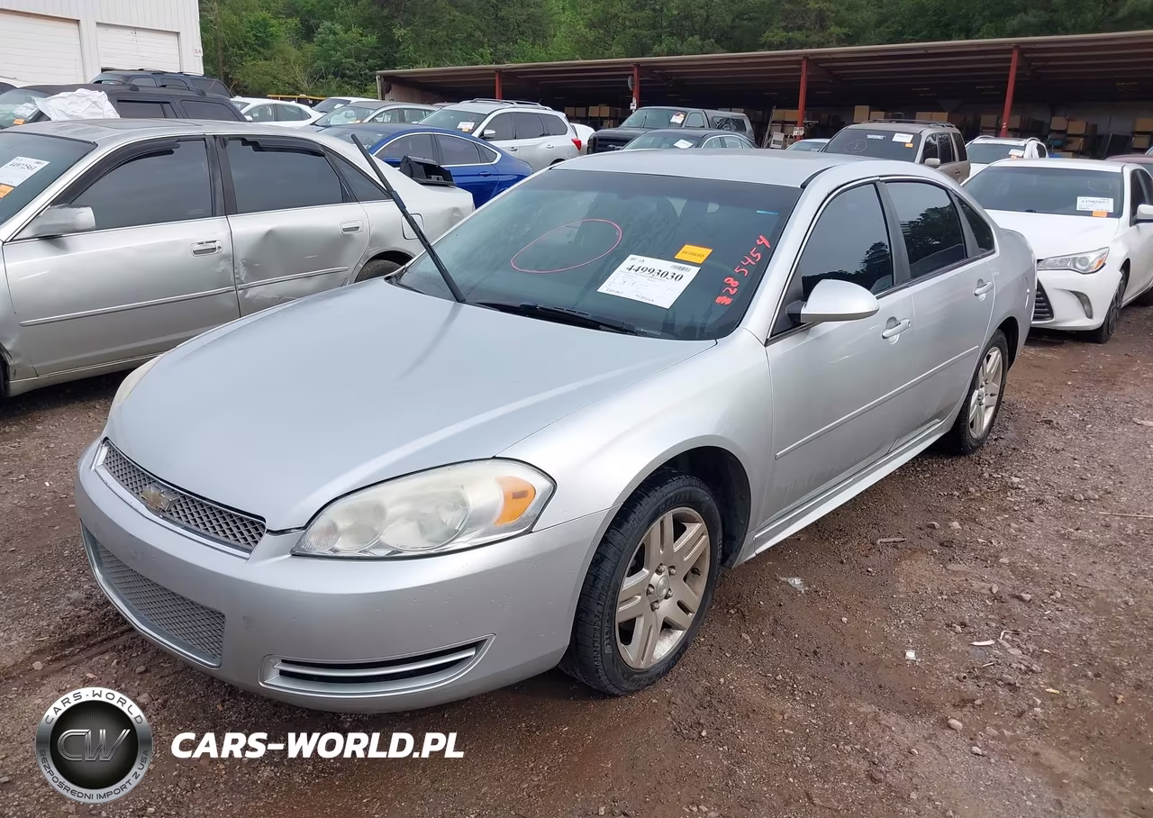 2012 Chevrolet Impala Lt VIN:2G1WG5E34C1285454 - 2