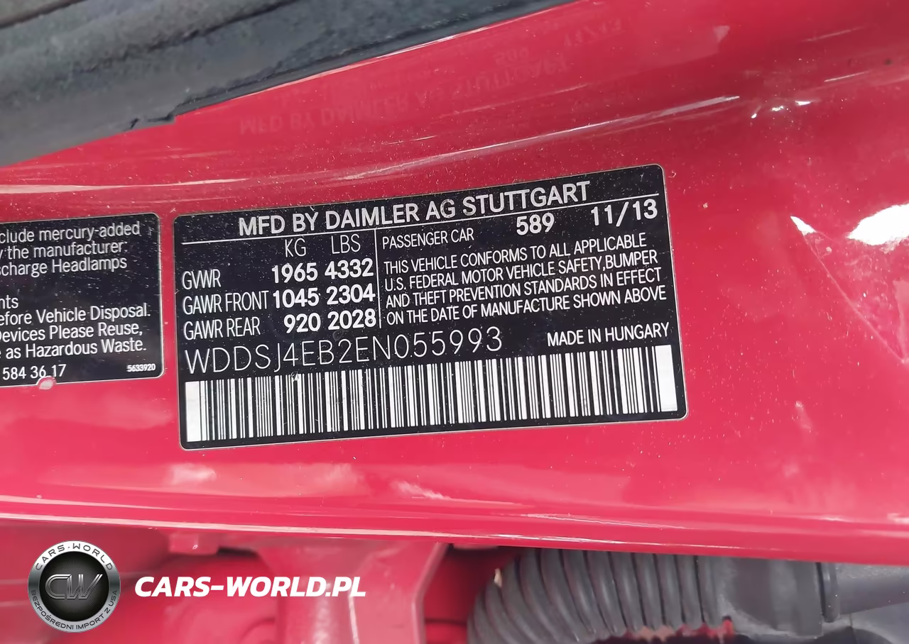 2014 Mercedes-Benz Cla 250 VIN:WDDSJ4EB2EN055993 - 9