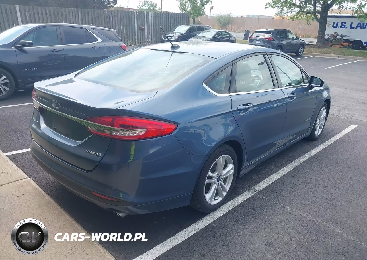 2018 Ford Fusion Hybrid S VIN:3FA6P0UU6JR243614 - 4