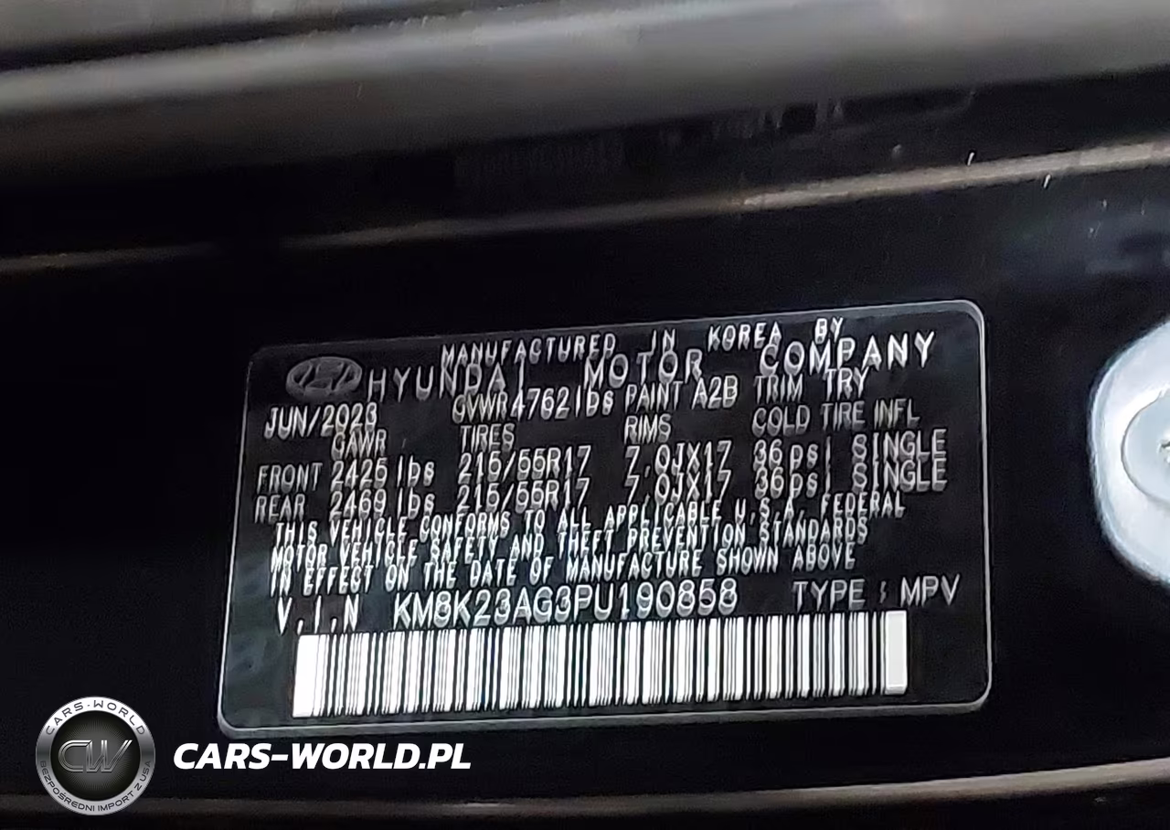 2023 Hyundai Kona Electric Se VIN:KM8K23AG3PU190858 - 9