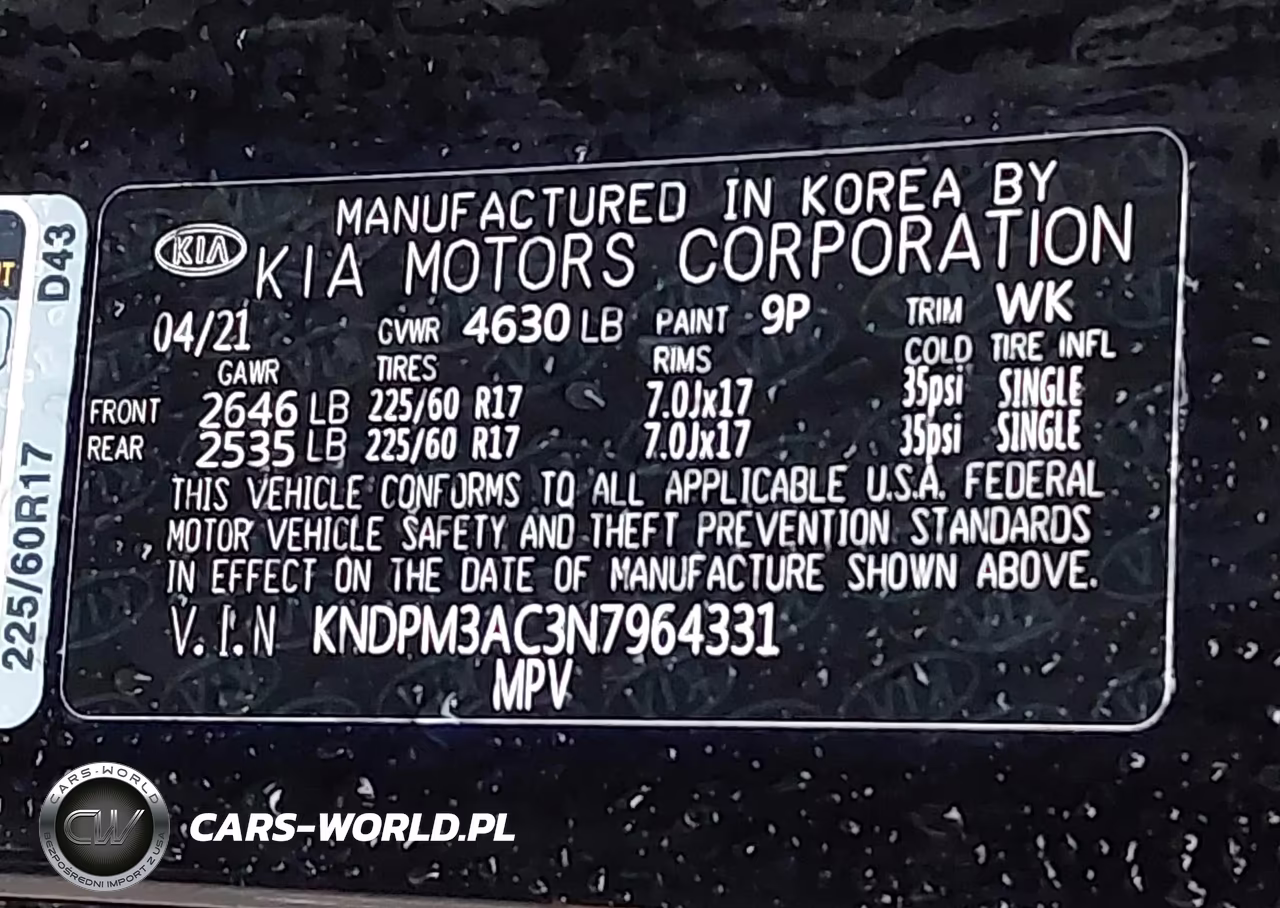 2022 Kia Sportage Lx VIN:KNDPM3AC3N7964331 - 9
