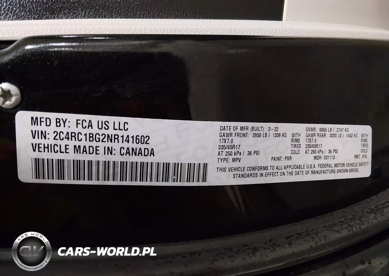 2022 Chrysler Pacifica Touring L VIN:2C4RC1BG2NR141602 - 9