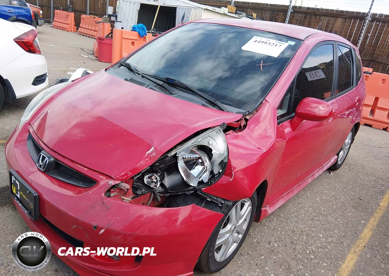 2007 Honda Fit Sport VIN:JHMGD38647S036493 - 2