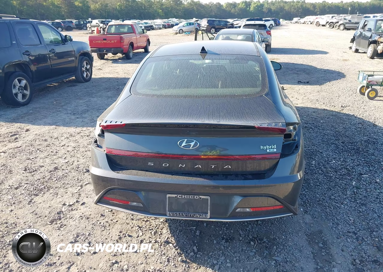 2023 Hyundai Sonata Hybrid Blue VIN:KMHL24JJ8PA081559 - 17