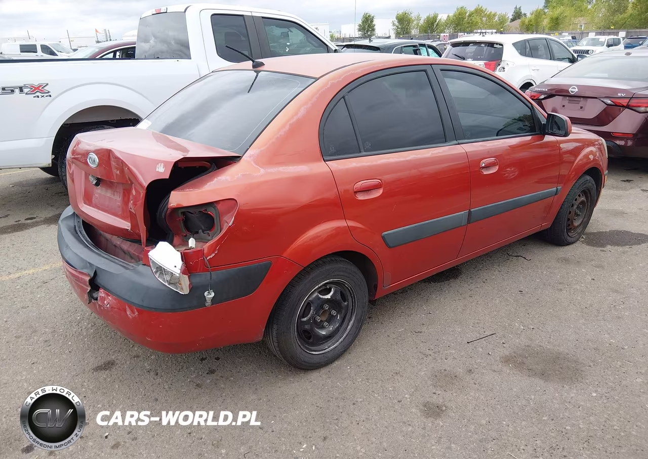 2007 Kia Rio Lx VIN:KNADE123376243144 - 4