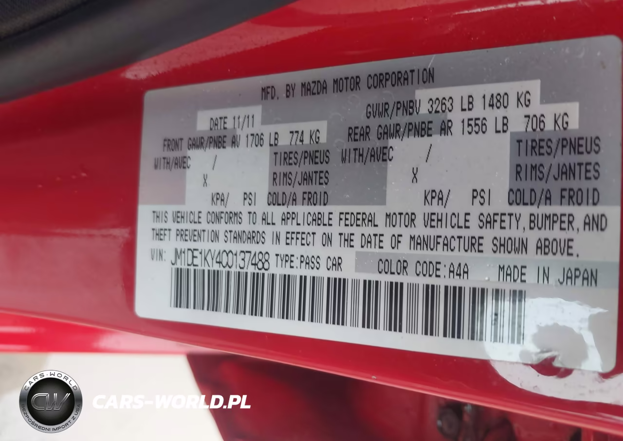 2012 Mazda Mazda2 Sport VIN:JM1DE1KY4C0137488 - 9