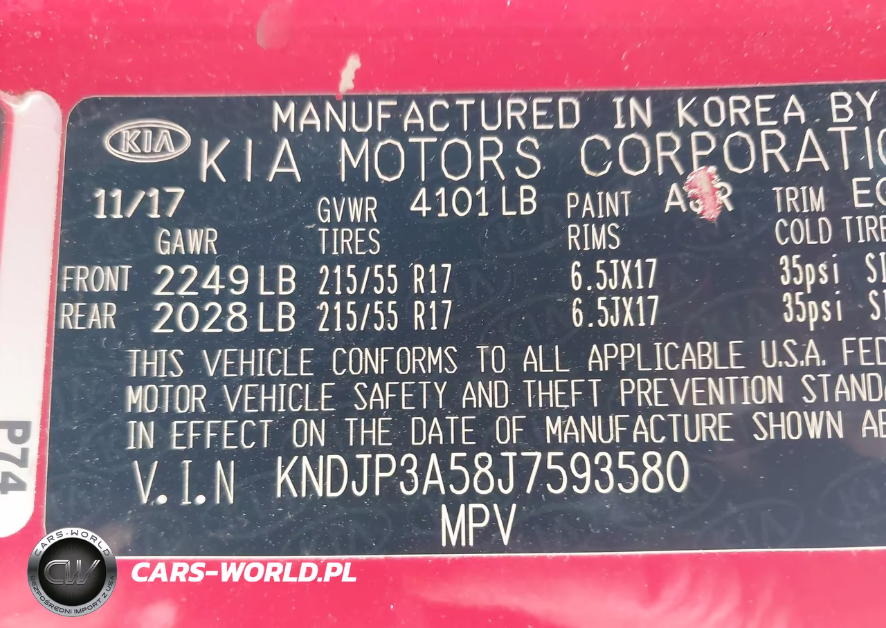 2018 Kia Soul + VIN:KNDJP3A58J7593580 - 9