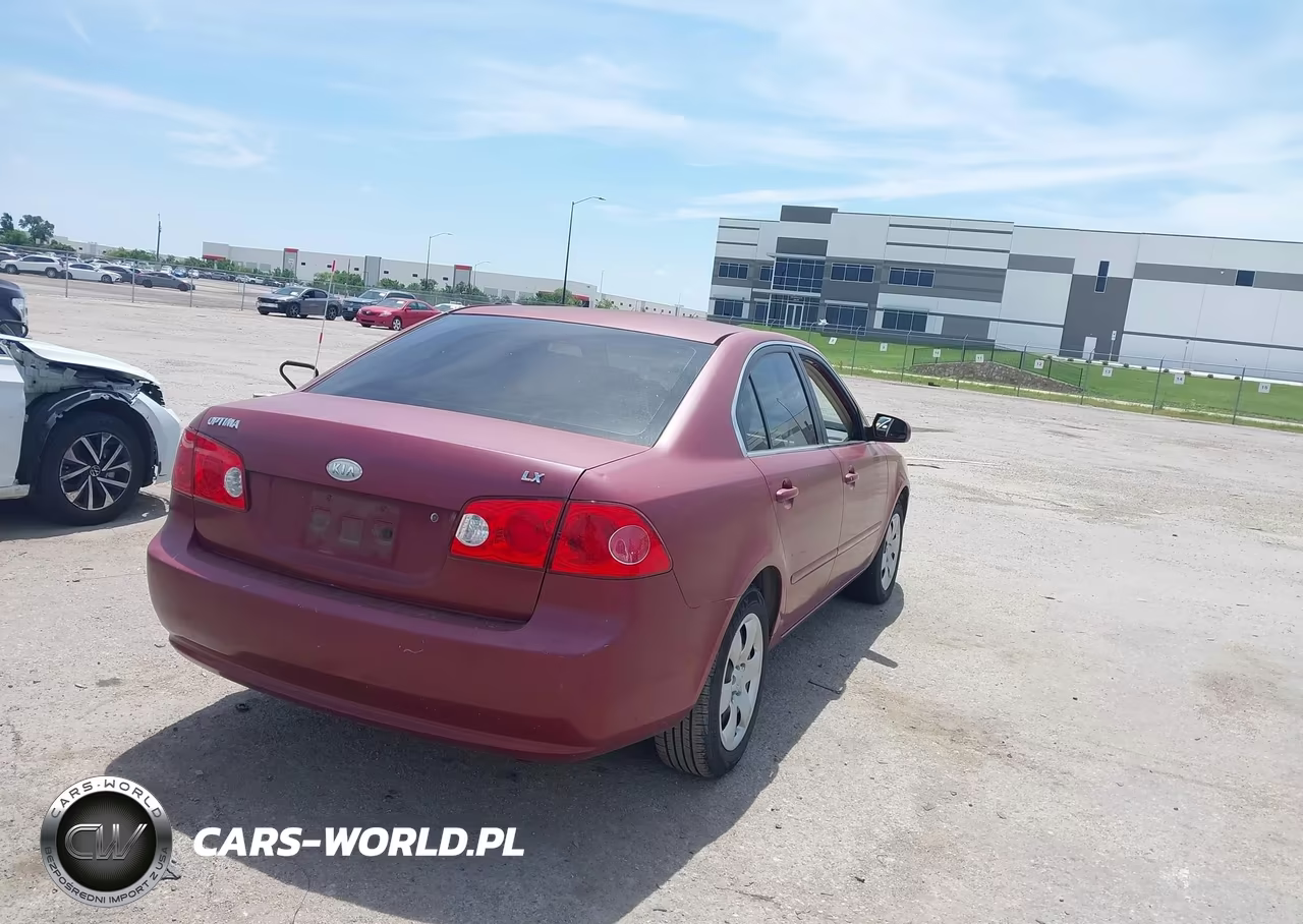 2008 Kia Optima Lx VIN:KNAGE123385217986 - 4