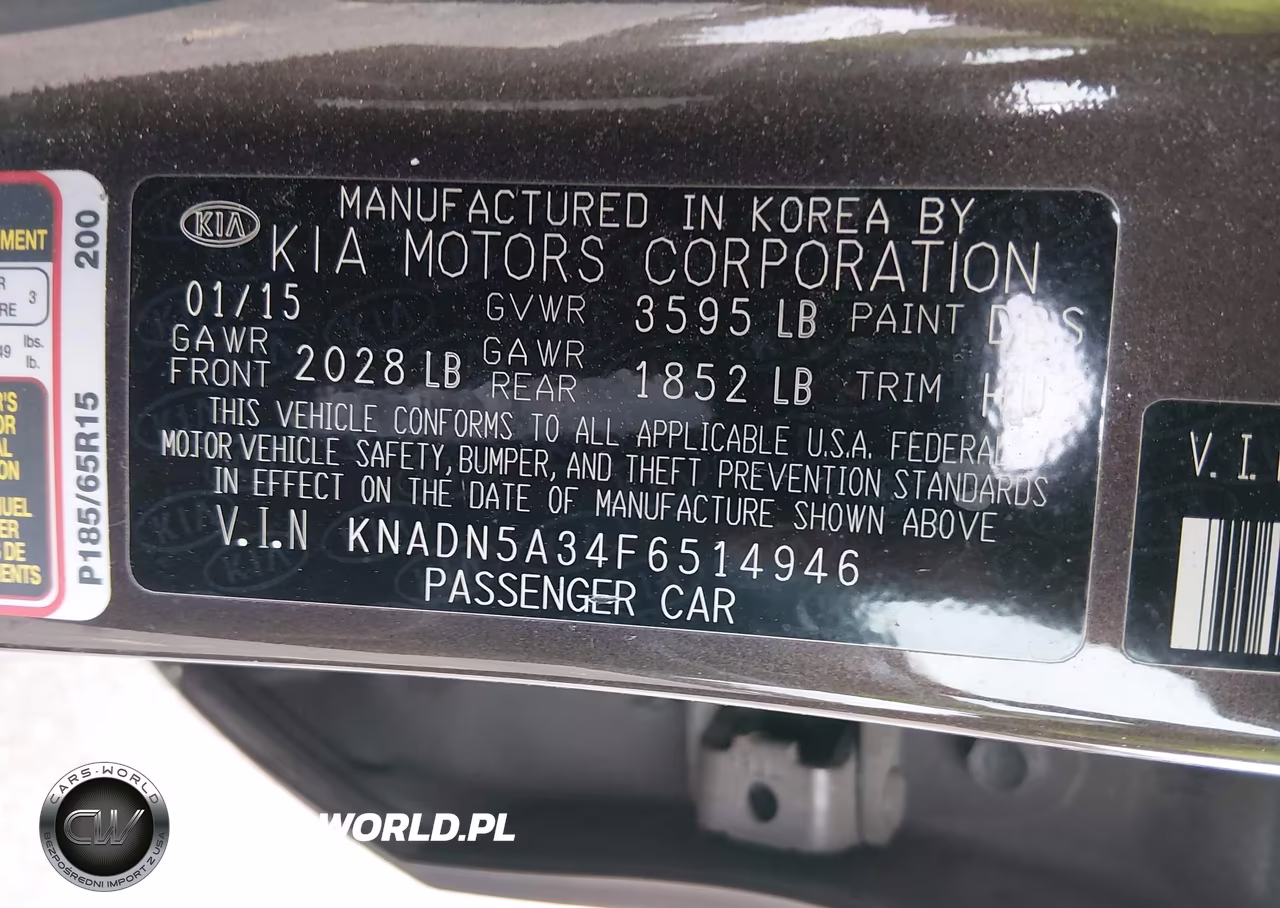 2015 Kia Rio Ex VIN:KNADN5A34F6514946 - 9