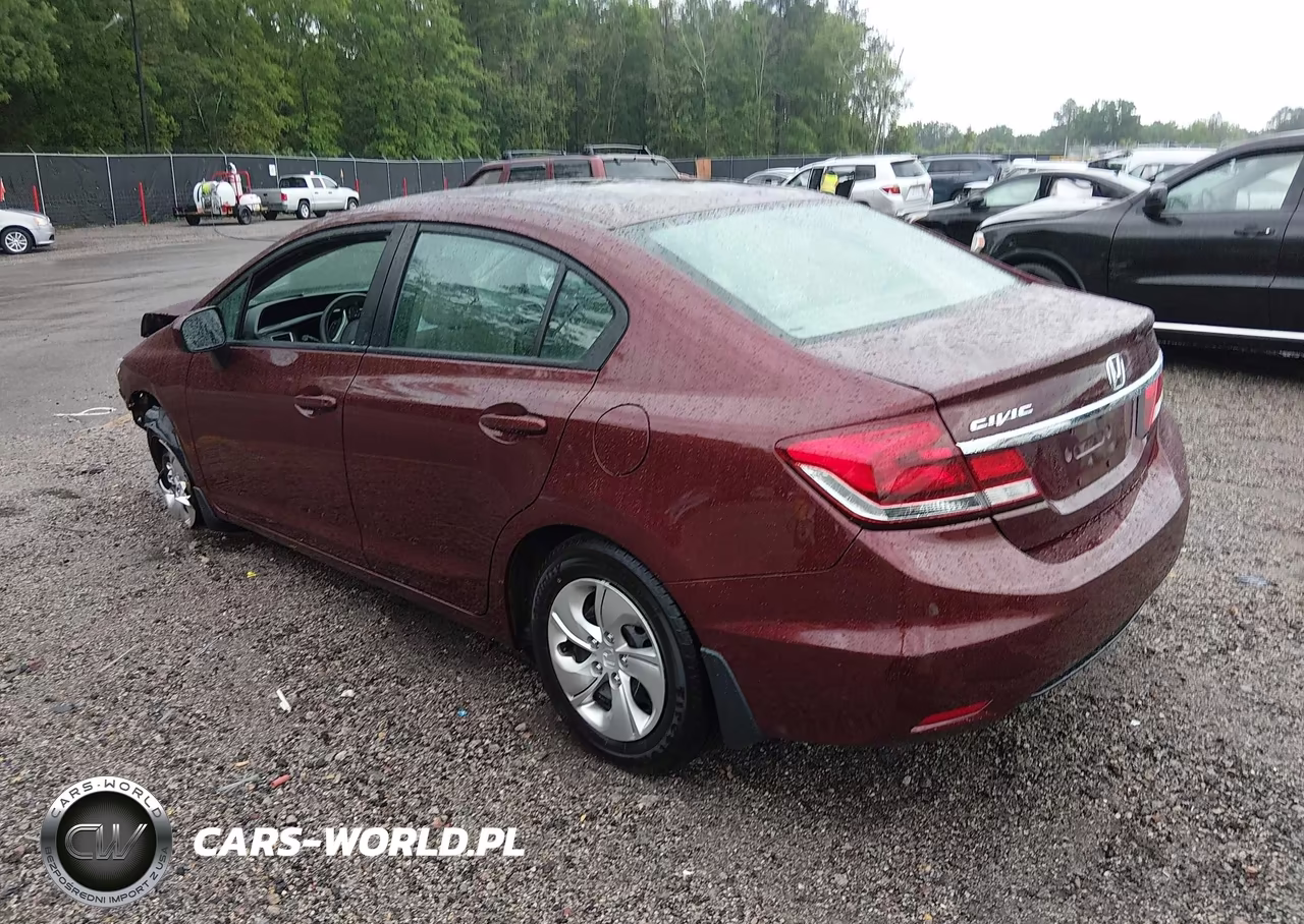 2014 Honda Civic Lx VIN:19XFB2F50EE068140 - 3