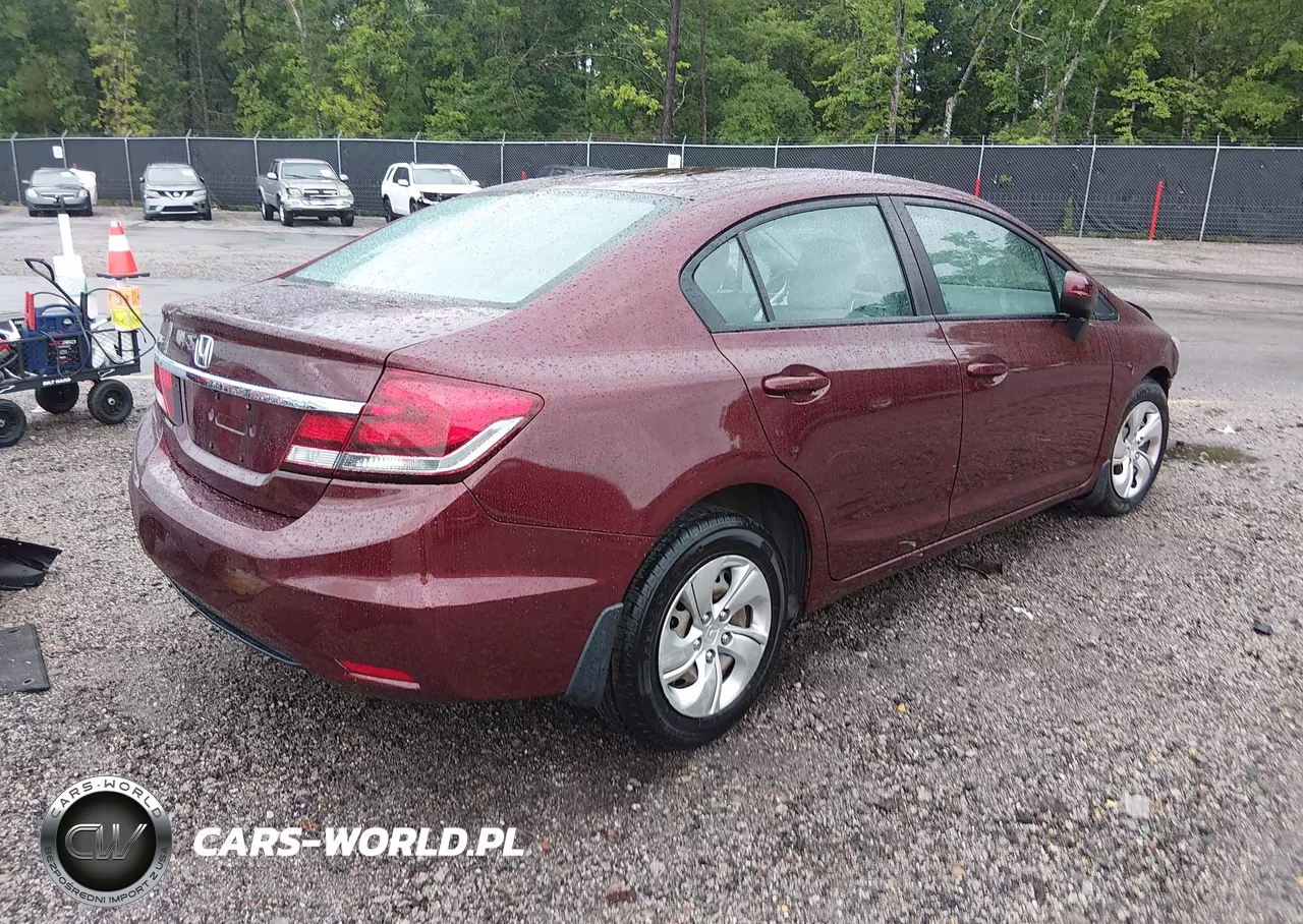 2014 Honda Civic Lx VIN:19XFB2F50EE068140 - 4