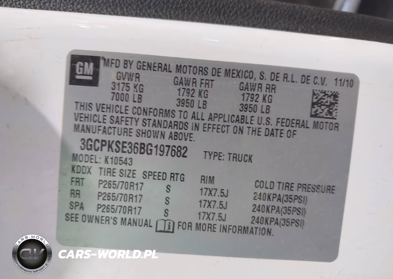 2011 Chevrolet Silverado 1500 Lt VIN:3GCPKSE36BG197682 - 9