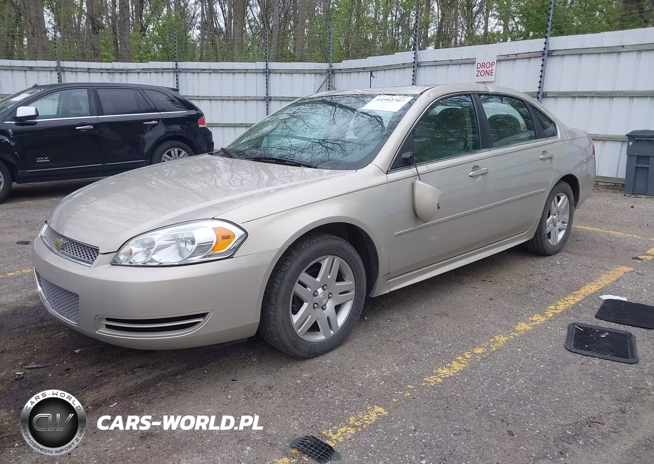 2012 Chevrolet Impala Lt VIN:2G1WG5E3XC1313628 - 2