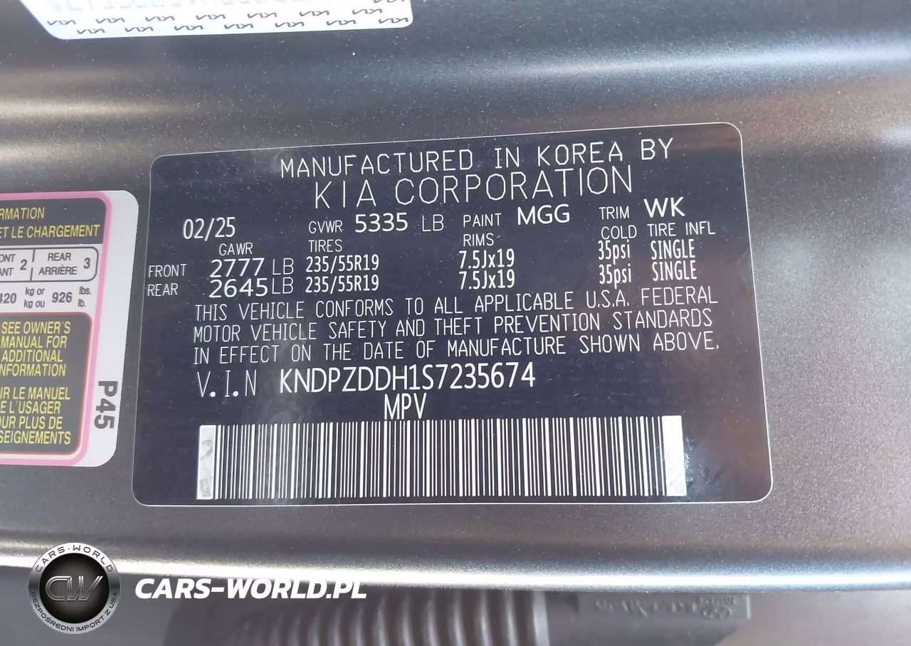 2025 Kia Sportage Plug-In Hybrid X-Line Prestige VIN:KNDPZDDH1S7235674 - 9