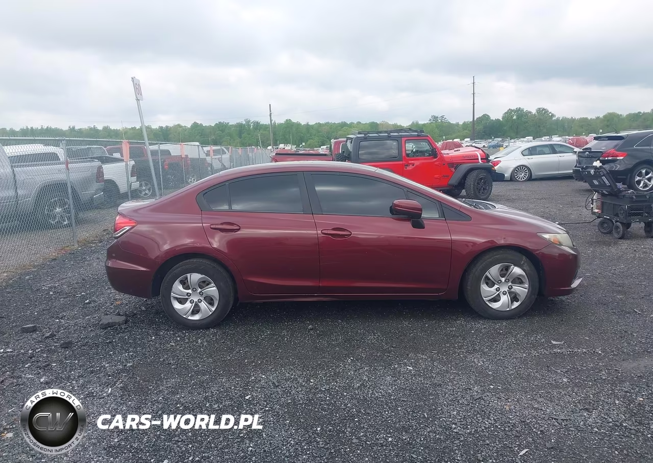 2014 Honda Civic Lx VIN:19XFB2F52EE070570 - 13