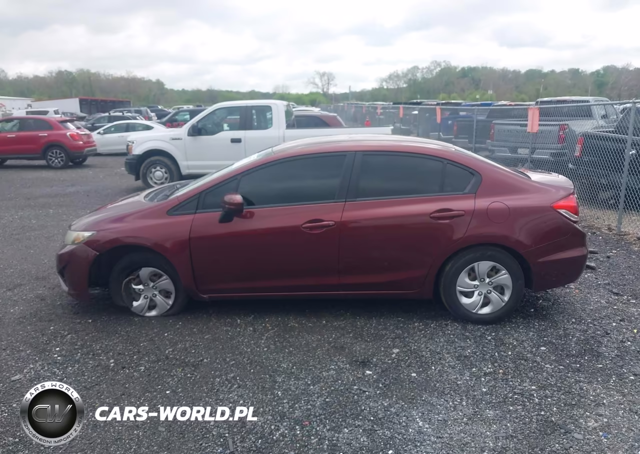 2014 Honda Civic Lx VIN:19XFB2F52EE070570 - 14
