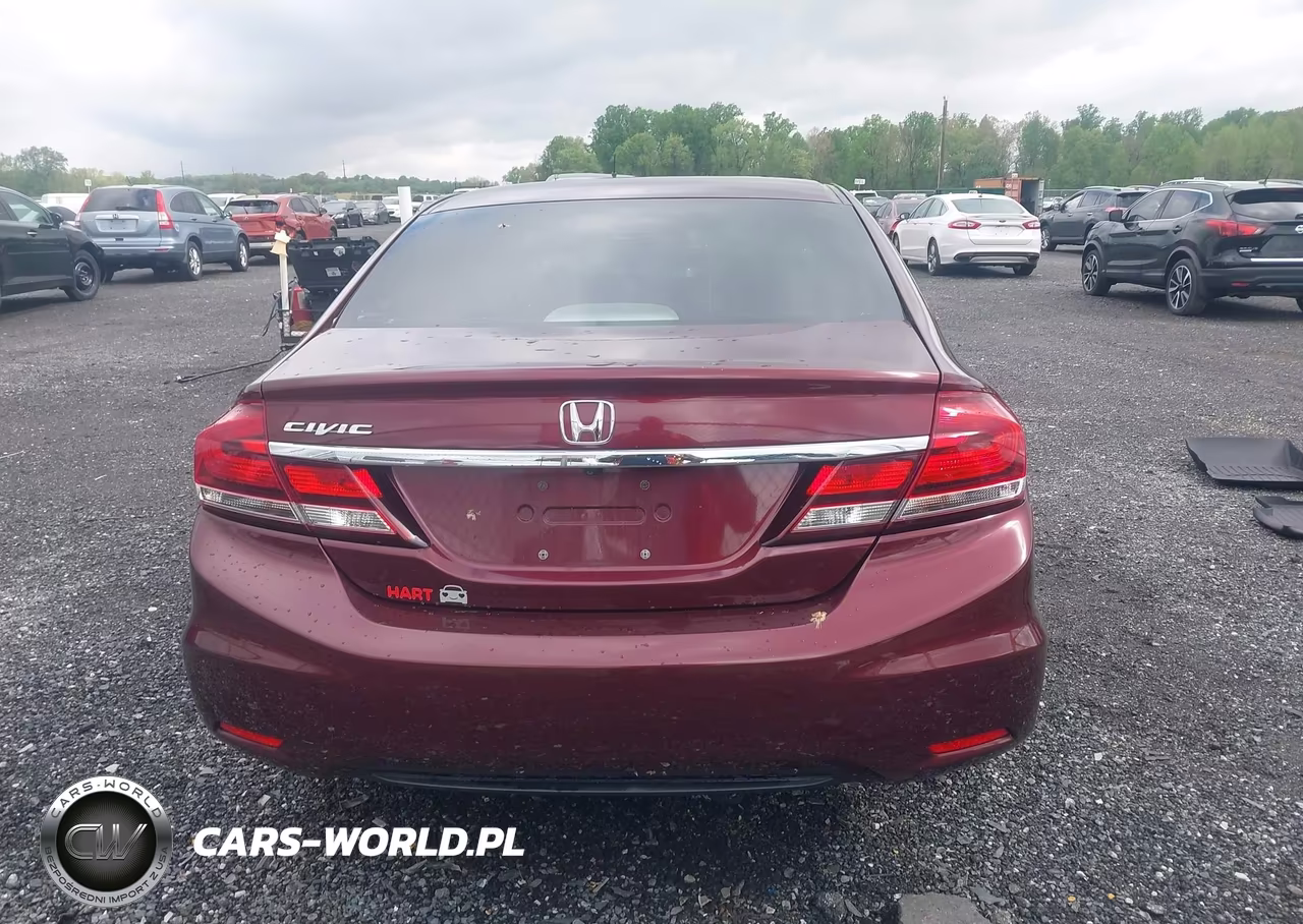 2014 Honda Civic Lx VIN:19XFB2F52EE070570 - 16