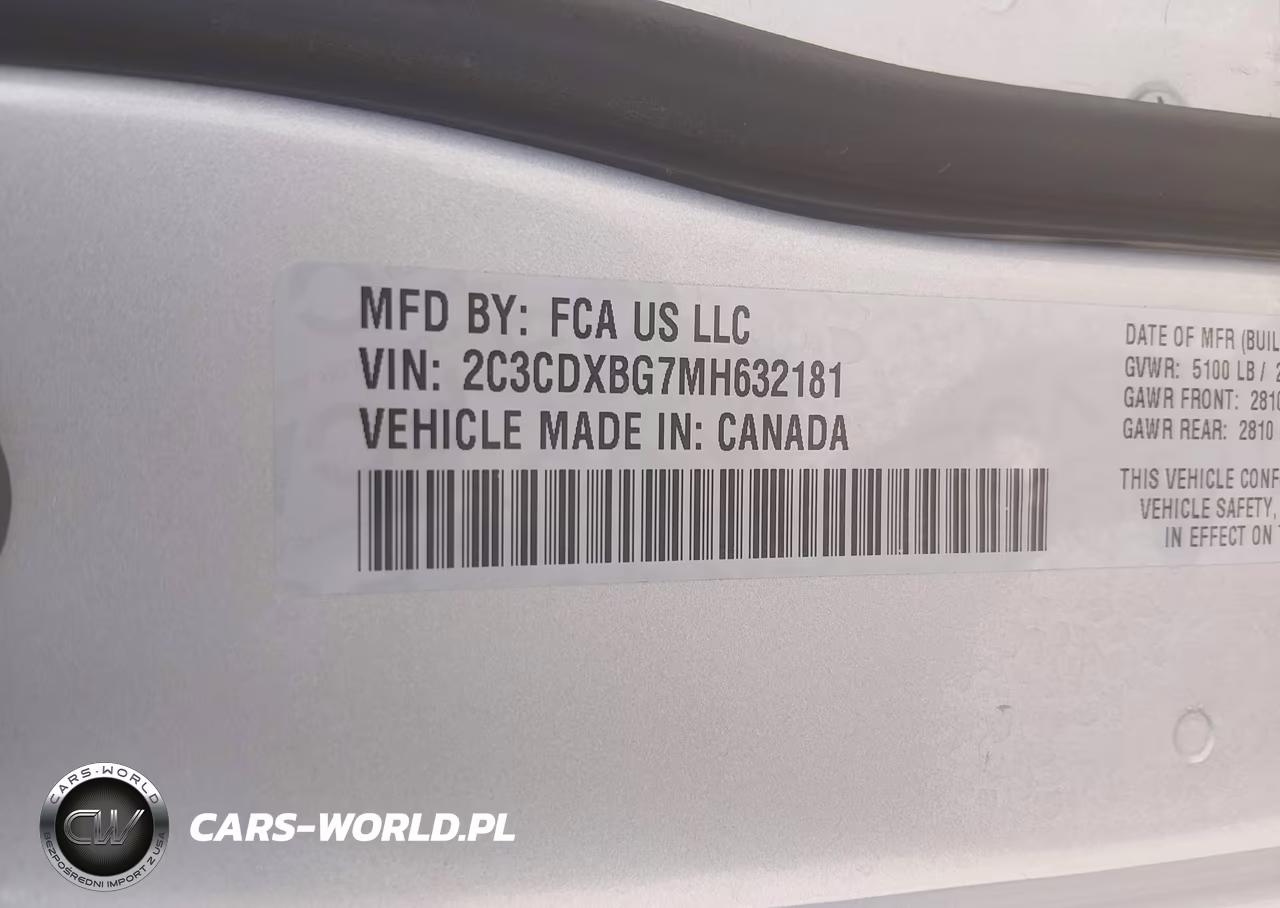 2021 Dodge Charger Sxt Rwd VIN:2C3CDXBG7MH632181 - 9