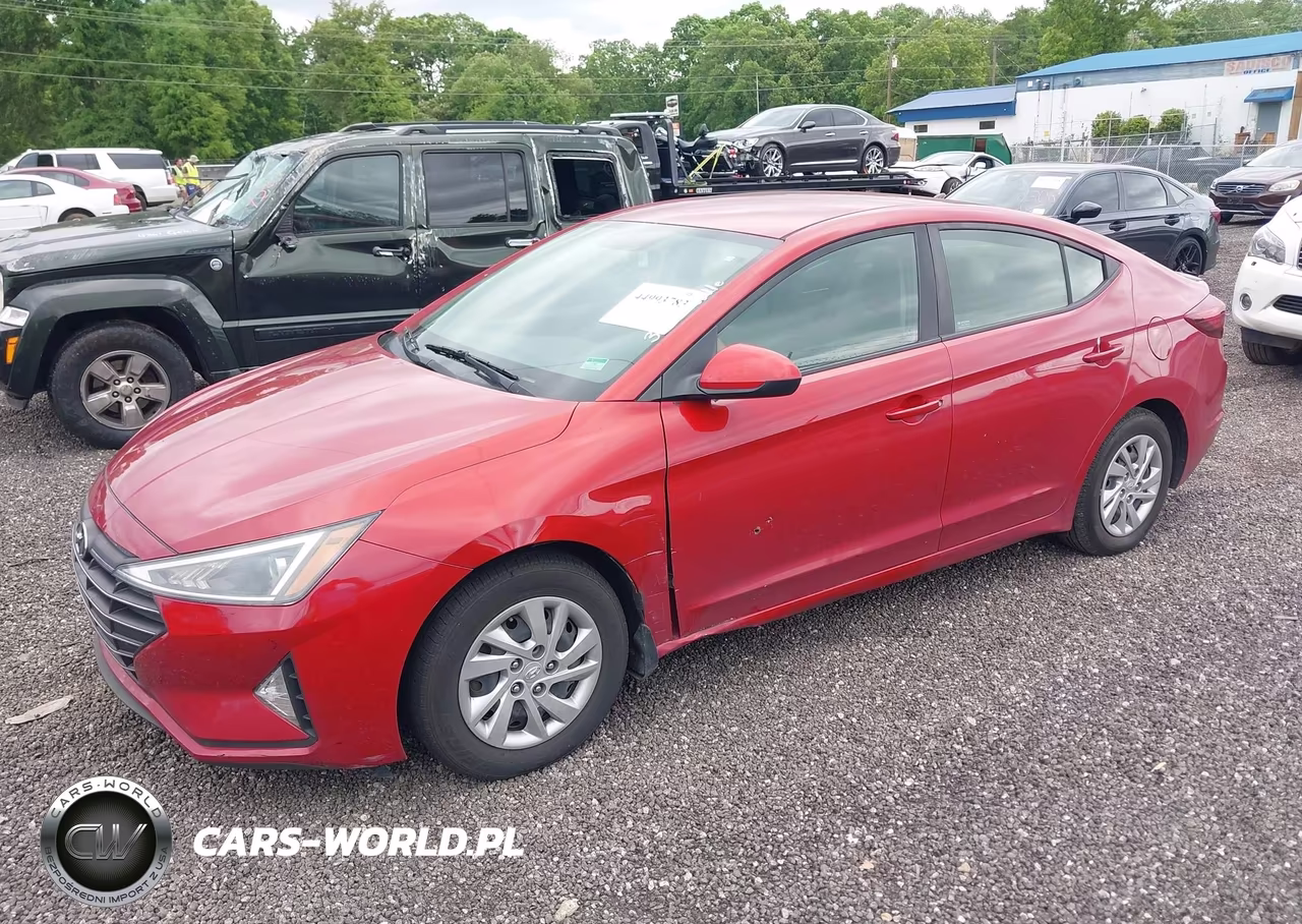 2019 Hyundai Elantra Se VIN:KMHD74LF8KU807099 - 2
